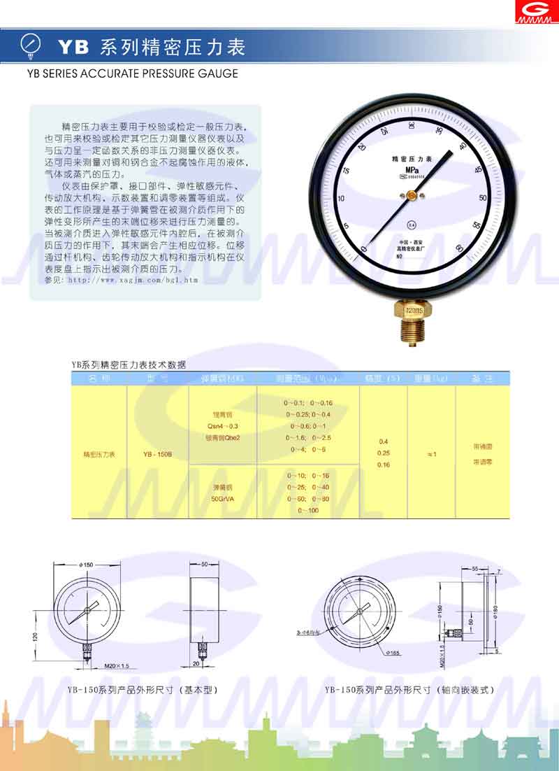 精密壓力表樣本
